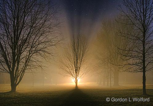Foggy Night_22211-4.jpg - Photographed along the Rideau Canal Waterway near Smiths Falls, Ontario, Canada.